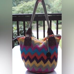 The Sak Crochet Shoulder Bag.